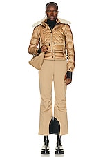 Moncler Grenoble Chaviere Jacket in Beige, view 6, click to view large image.