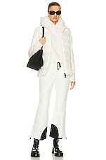 Moncler Grenoble Ski Pant in White, view 5, click to view large image.
