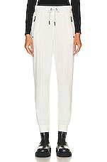Moncler Grenoble Day-namic Sweatpant in White, view 1, click to view large image.