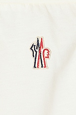 Moncler Grenoble Day-namic Sweatpant in White, view 5, click to view large image.