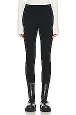 Moncler Grenoble High Waisted Ski Pant in Black, view 1, click to view large image.