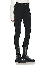 Moncler Grenoble High Waisted Ski Pant in Black, view 2, click to view large image.