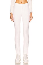 Moncler Grenoble Skinny Sport Pant in White, view 1, click to view large image.