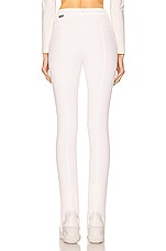 Moncler Grenoble Skinny Sport Pant in White, view 4, click to view large image.