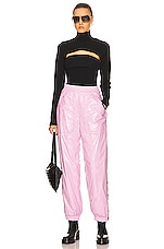 Moncler Grenoble Tapered Pant in Pink, view 5, click to view large image.