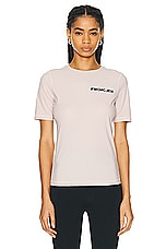 Moncler Grenoble Short Sleeve T-shirt in Pink, view 1, click to view large image.