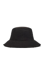 Moncler Bucket Hat in Black, view 2, click to view large image.