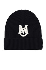 Moncler Beanie in Black, view 1, click to view large image.