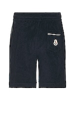 Moncler Shorts in Navy, view 2, click to view large image.