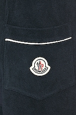 Moncler Shorts in Navy, view 4, click to view large image.