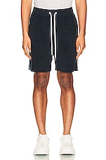 Moncler Shorts in Navy, view 5, click to view large image.