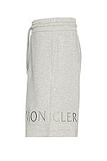 Moncler Short in Grey, view 3, click to view large image.