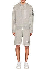 Moncler Short in Grey, view 6, click to view large image.