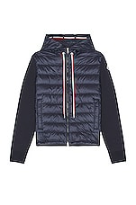 Moncler Cardigan in Navy, view 1, click to view large image.