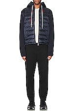 Moncler Cardigan in Navy, view 5, click to view large image.