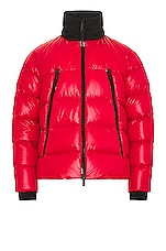 Moncler Zubair Jacket in Red, view 1, click to view large image.