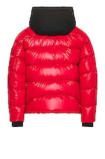 Moncler Zubair Jacket in Red, view 3, click to view large image.