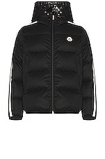 Moncler Sanbesan Jacket in Black, view 1, click to view large image.