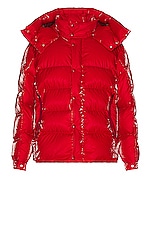 Moncler Verdon Jacket in Red, view 1, click to view large image.