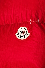 Moncler Verdon Jacket in Red, view 5, click to view large image.