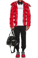 Moncler Verdon Jacket in Red, view 7, click to view large image.