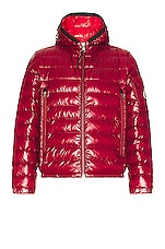 Moncler Galion Jacket in Red, view 1, click to view large image.