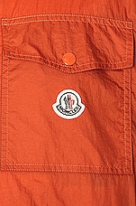 Moncler Samakar Jacket in Orange, view 3, click to view large image.