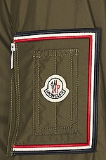 Moncler Bharani Bomber in Olive, view 4, click to view large image.