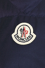 Moncler Dives Bomber Jacket in Blue, view 4, click to view large image.
