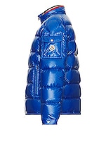 Moncler Bourne Jacket in Bluette, view 4, click to view large image.