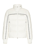 Moncler Michael Jacket in White, view 1, click to view large image.