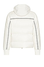 Moncler Michael Jacket in White, view 3, click to view large image.