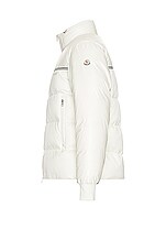 Moncler Michael Jacket in White, view 4, click to view large image.