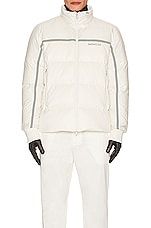 Moncler Michael Jacket in White, view 6, click to view large image.