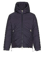 Moncler Mondego Jacket in White & Black, view 4, click to view large image.