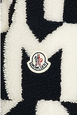 Moncler Mondego Jacket in White & Black, view 5, click to view large image.