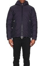 Moncler Mondego Jacket in White & Black, view 7, click to view large image.