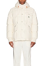 Moncler Karakorum Jacket in White, view 6, click to view large image.