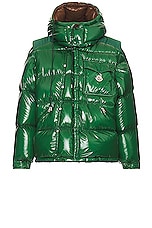 Moncler Karakorum Jacket in Green, view 1, click to view large image.