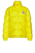 Moncler Citala Jacket in Yellow, view 1, click to view large image.