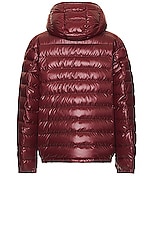 Moncler Cornour Jacket in Soft Burgundy, view 2, click to view large image.