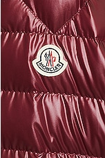 Moncler Cornour Jacket in Soft Burgundy, view 3, click to view large image.