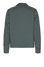 Moncler Tortisse Shirt Jacket in Kombu Green, view 2, click to view large image.