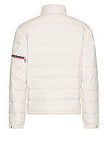 Moncler Colomb Jacket in Silk White, view 2, click to view large image.