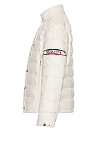 Moncler Colomb Jacket in Silk White, view 3, click to view large image.