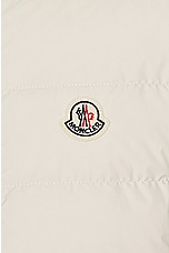 Moncler Colomb Jacket in Silk White, view 4, click to view large image.
