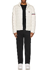 Moncler Colomb Jacket in Silk White, view 6, click to view large image.