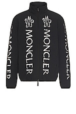 Moncler Ponset Jacket in Black, view 1, click to view large image.