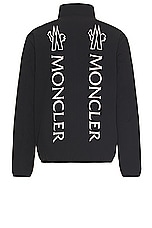 Moncler Ponset Jacket in Black, view 3, click to view large image.
