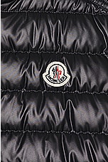 Moncler Clai Vest in Dark Navy Blue, view 3, click to view large image.